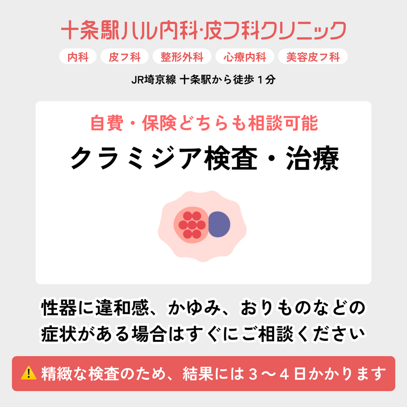 クラミジア治療・検査 | 自費診療